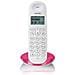 Lotus Telefono DECT Magenta, Bianco - Foto miniatura 1