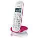 Lotus Telefono DECT Magenta, Bianco - Foto miniatura 2