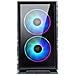 Case GALAXY 2Q Mini Tower Mini-ITX 2 Porte USB 3.2 Colore Nero (Finestrato) - Foto miniatura 2