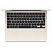 MacBook Air 13'' M3 Monitor 13,6" Apple M 3rd Gen Ram 8 GB SSD 256 GB Apple GPU macOS Sonoma Bianco - Foto miniatura 2
