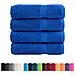 Asciugamani Premium SOLUND 4 pz Blu 50x100 cm 600gsm - Foto miniatura 2