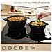 Black Titanium Pentola Induzione Antiaderente Titanio 20cm Alluminio Fuso Senza Pfoa, Coperchio Nero - Foto miniatura 15