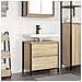 Mobile Lavabo da Bagno con Cassetti Rovere Sonoma 60x34,5x60 cm - Foto miniatura 1