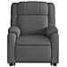 Poltrona Alzapersona Reclinabile Elettrica Grigio Scuro Tessuto - Foto miniatura 9