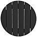 Set di 3 Sgabelli da Bar  Nero HDPE, Tavolo da Bar  in Nero 55x55x107 cm HDPE, Sgabelli da Bar  2 pezzi Nero HDPE - Foto miniatura 8