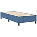 Struttura letto piattaforma Blu 80 x 200 cm Tessuto in Cords - Foto miniatura 3