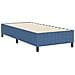 Struttura letto piattaforma Blu 80 x 200 cm Tessuto in Cords - Foto miniatura 8