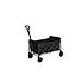 Leggeri Portatili Pesanti Piegati Carri Da Spiaggia Con Ruote, Capacità, Carrelli Di Utilità Per Campeggio, Shopping, Giardino, Nero - Foto miniatura 1