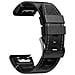 Cinturino In Vera Pelle Stile Retrò Compatibile Con Garmin Fenix 8/fenix 7x /fenix 3 Black 26 Millimetri - Foto miniatura 5