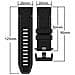 Cinturino In Vera Pelle Stile Retrò Compatibile Con Garmin Fenix 8/fenix 7x /fenix 3 Black 26 Millimetri - Foto miniatura 6