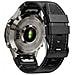 Cinturino In Vera Pelle Stile Retrò Compatibile Con Garmin Fenix 8/fenix 7x /fenix 3 Black 26 Millimetri - Foto miniatura 8