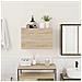 Mobile da Bagno Rovere Sonoma 60x25x40 cm in Legno Multistrato - Foto miniatura 3