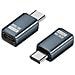 Adattatore Usb-c Femmina A Maschio 240w 80gbps - Connettore Dritto (confezione Da 2) Grey - Foto miniatura 2