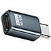 Adattatore Usb-c Femmina A Maschio 240w 80gbps - Connettore Dritto (confezione Da 2) Grey - Foto miniatura 3