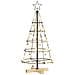 Albero a Cono di Natale con supporto Nero 90 cm Acciaio - Foto miniatura 3