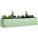 Fioriera Verde Pastello 195 x 100 x 45 cm Acciaio zincato - Foto miniatura 3