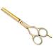 Forbici Professionali Da Filatura 38 Denti 5,5 Pollici, Gold - Foto miniatura 4