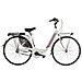 Bici Da Donna Misura 26 X 1,75 Bicicletta Linea Venere City Bike Senza Cambio 1v Completa Di Accessori Con Luci A Led - 40 Bianco Rosso - Foto miniatura 1