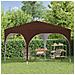 Tenda per feste a pop-up 290 x 290 x 245 cm Marrone - Foto miniatura 3