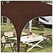 Tenda per feste a pop-up 290 x 290 x 245 cm Marrone - Foto miniatura 4