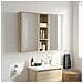 Armadio da bagno a muro Rovere Sonoma 20 x 14 x 70 cm - Foto miniatura 4