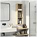 Armadio da bagno a muro Rovere Sonoma 20 x 14 x 70 cm - Foto miniatura 5