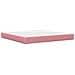 Struttura letto con materasso Rosa 180 x 200 cm Velluto - Foto miniatura 5