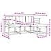 Set di divani da esterno 4 pcs Bianco e Grigio Chiaro - Foto miniatura 8