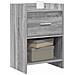 Comodini Sonoma grigio 40 x 30 x 60 cm Legno ingegnerizzato - Foto miniatura 2
