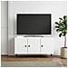 Mobile TV Bianco 99 x 34,5 x 50 cm Legno ingegnerizzato - Foto miniatura 2