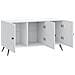 Mobile TV Bianco 99 x 34,5 x 50 cm Legno ingegnerizzato - Foto miniatura 5