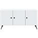 Mobile TV Bianco 99 x 34,5 x 50 cm Legno ingegnerizzato - Foto miniatura 6