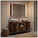 Set di Armadi da Bagno 4 pcs Legno antico Legno ingegnerizzato - Foto miniatura 2