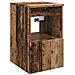 Set di Armadi da Bagno 4 pcs Legno antico Legno ingegnerizzato - Foto miniatura 6