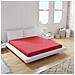 Lenzuolo in jersey 220x200 - Rosso - Con elastico - Alta qualità - Comfort durante il sonno - Foto miniatura 2