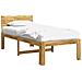 Letto Singolo con Testiera ROSTOCK Bianco 100 x 200 cm - Foto miniatura 1