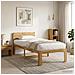 Letto Singolo con Testiera ROSTOCK Bianco 100 x 200 cm - Foto miniatura 2