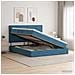 Letto con contenitore e materasso Blu Scuro 140 x 200 cm - Foto miniatura 2