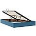 Letto con contenitore e materasso Blu Scuro 140 x 200 cm - Foto miniatura 5