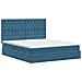 Letto con contenitore e materasso Blu Scuro 140 x 200 cm - Foto miniatura 8
