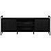 Mobile TV 133 x 33 x 50 cm Rovere Nero Legno ingegnerizzato - Foto miniatura 3