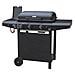 Barbecue A Gas Griglia Smaltata Accensione Piezoelettrica Con 2 Ruote - Foto miniatura 1