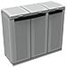 Armadio Ecocab 3 raccolta differenziata L102 x P39 x H88,7 - Foto miniatura 4
