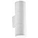 Lampada Da Parete Gun Ap2 Small Bianco Max 2 X 35w Gu10 - 240v - Foto miniatura 2