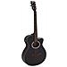 Chitarra Elettro Acustica Western Aw-400 Colore Nero - Foto miniatura 1