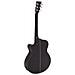 Chitarra Elettro Acustica Western Aw-400 Colore Nero - Foto miniatura 2