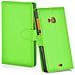 Custodia Compatibile Con Nokia Lumia 535 In Verde Menta - Coperchio Protettiva Con Chiusura Magnetica, Funzione Stand E Tasca Per Le Carte - Foto miniatura 4