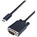 2m Usb 3.1 Connector Cable - Type C Male To Vga Male - Foto miniatura 1