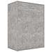 Scarpiera Grigio Cemento 60x35x84 cm in Legno Multistrato - Foto miniatura 2