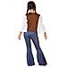 60099 - Costume Da Hippie 7-9, Da Ragazza, 60099, Multicolore, Da 7-9 Anni - Foto miniatura 3